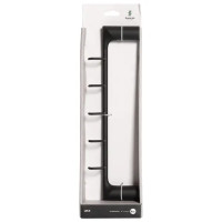 Вешалка Swensa Lock SWR-6600-11-BLK, нержавеющая сталь, 5 крючков, цвет черный