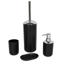 Ёршик для унитаза Swensa Jolli SWP-2416-BLK-05 цвет черный