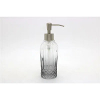 Дозатор для жидкого мыла Proffi Home Gray Crystal стекло цвет серый