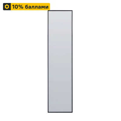 Зеркало декоративное Psyche прямоугольник 35x151.5 см металл цвет черный