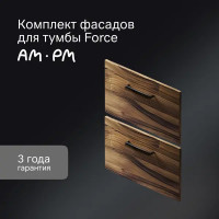 Комплект фасадов для тумбы AM.PM Force M9FFFF0602HF 33x57 см влагостойкая ЛДСП цвет коричневый 2 шт