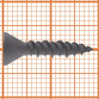 Саморезы по гипсоволокну потайные острые фосфатированные 3.9x19 мм 300 шт.