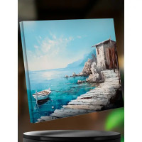Картина на холсте Fbrush Причал 50x40 см