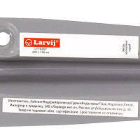 Кронштейн для полки Larvij Utility 15x20 см нагрузка до 10 кг металл цвет серый