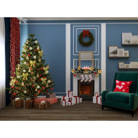 Зеркало настенное Классика 50x70 см цвет золотой