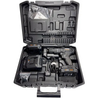 Дрель-шуруповерт аккумуляторная ударная Ferm CDM1147P, 20 В Li-ion 2x2 Ач