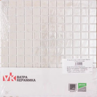 Мозаика Pietra Opalo Blanco стекломасса 31.1x4.9 см цвет белый