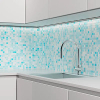 Мозаика Laguna Aqua стекломасса 31.1x4.9 см цвет разноцветный
