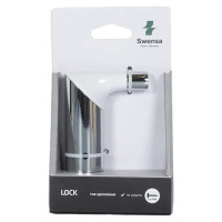 Крючок Swensa Lock SWR-6600-01-CRM, нержавеющая сталь, цвет белый