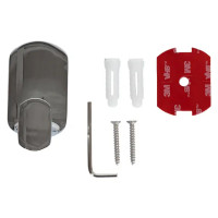 Крючок Swensa Slick SWR-5600-01, самоклеящийся, металл, цвет хром