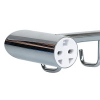 Вешалка Swensa Lock SWR-6600-11-CRM, нержавеющая сталь, 5 крючков, цвет белый