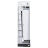 Вешалка Swensa Lock SWR-6600-11-CRM, нержавеющая сталь, 5 крючков, цвет белый
