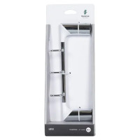 Вешалка Swensa Lock SWR-6600-10-CRM, нержавеющая сталь, 3 крючка, цвет белый