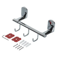 Вешалка Swensa Slick SWR-5600-10, металл, 3 крючка, цвет хром