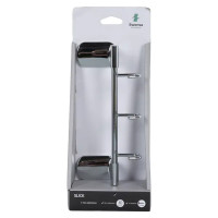 Вешалка Swensa Slick SWR-5600-10, металл, 3 крючка, цвет хром