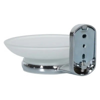 Мыльница Swensa Slick SWR-5600-02, подвесная, стекло/металл, цвет хром