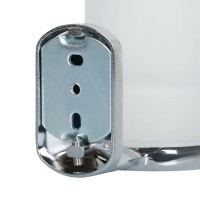 Стакан для зубных щёток Swensa Slick SWR-5600-03, подвесной, стекло/металл, цвет прозрачный/хром