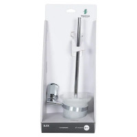 Ёршик для унитаза Swensa Slick SWR-5600-08, подвесной, цвет прозрачный/хром