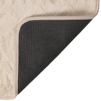 Коврик для туалета Swensa Warm 50x50 см цвет бежевый