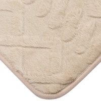 Коврик для туалета Swensa Warm 50x50 см цвет бежевый