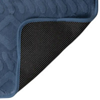 Коврик для туалета Swensa Warm 50x50 см цвет синий