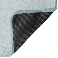 Коврик для ванной Swensa Ping 50x80 см цвет голубой