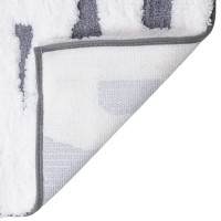 Коврик для ванной Swensa Bath 50x80 см цвет серо-белый