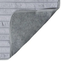 Коврик для ванной Swensa Tally 50x80 см цвет серый