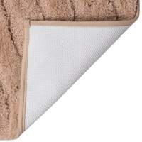 Коврик для ванной Swensa Noor 50x80 см цвет бежевый