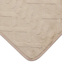 Коврик для ванной Swensa Warm 50x80 см цвет бежевый
