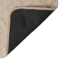 Коврик для ванной Swensa Warm 50x80 см цвет бежевый