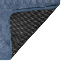 Коврик для ванной Swensa Warm 50x80 см цвет синий
