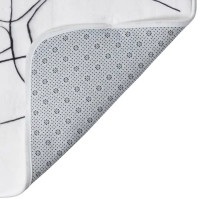 Коврик для ванной Swensa Lady 50x80 см цвет бело-черный
