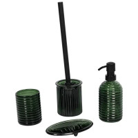Дозатор для жидкого мыла Swensa Clap SWG-2702-GRN-01 стекло цвет зеленый
