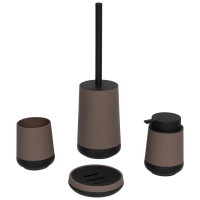 Ёршик для унитаза Swensa Lary SWP-2409-BRN-05 цвет коричневый