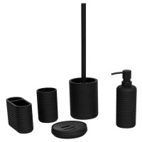 Дозатор для жидкого мыла Swensa Lago SWP-2410-BLK-01 пластик цвет черный