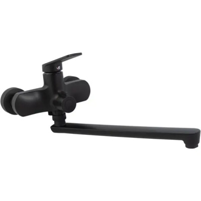Смеситель для ванны Aqua-Rivus Учар AR-2021e-b однорычажный универсальный цвет черный матовый