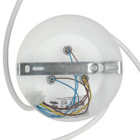 Люстра потолочная Плаза 3 лампы 9 м² цвет белый