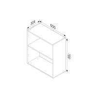 Корпус пенала подвесного AM.PM Force M9FCCUX0602WM 70x60x32 см цвет белый матовый