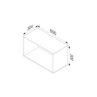 Ниша подвесная AM.PM Force M9FOH0600WM 30x60x32 см цвет белый матовый