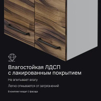 Комплект фасадов для пенала подвесного AM.PM Force M9FFCF0602HF 70x30 см влагостойкая ЛДСП цвет коричневый 2 шт