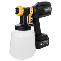 Краскопульт аккумуляторный Tecmaster T1250, 20 В Li-ion 4 Ач, 1 л/мин