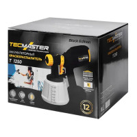 Краскопульт аккумуляторный Tecmaster T1250, 20 В Li-ion 4 Ач, 1 л/мин