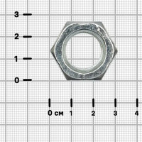 Гайка шестигранная М18 DIN 934 сталь оцинкованная 2 шт.