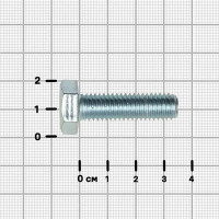 Болт DIN 933 10x35 мм оцинкованный 4 шт.