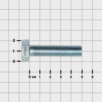 Болт DIN 933 12x50 мм оцинкованный 2 шт.