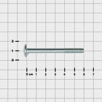 Болт DIN 607 6x60 мм оцинкованный 4 шт.