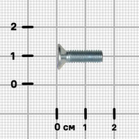 Винт DIN 965 5x16 мм оцинкованный 30 шт.