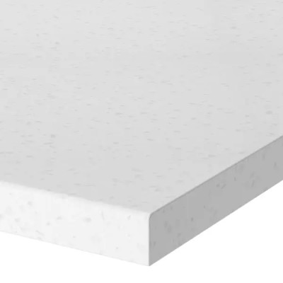 Столешница Арктик 120x60x2 см искусственный камень цвет белый