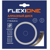 Диск алмазный по керамике Flexione сплошной 115x22.2x2 мм